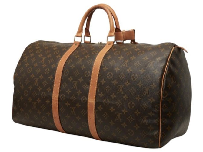 Bolsa Boston Louis Vuitton Monogram Keepall 55 Marrom - vista 2