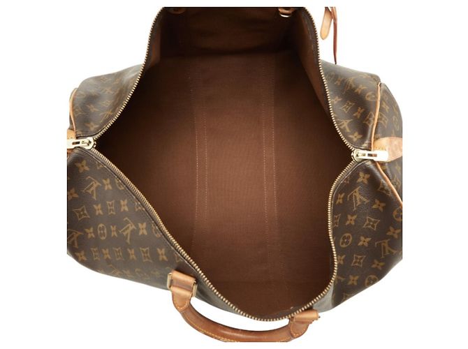 Bolsa Boston Louis Vuitton Monogram Keepall 55 Marrom - vista 8
