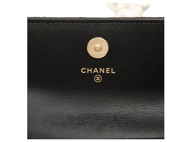 Borsa a tracolla Chanel Coco Mark Matelassé Nero - vista 5