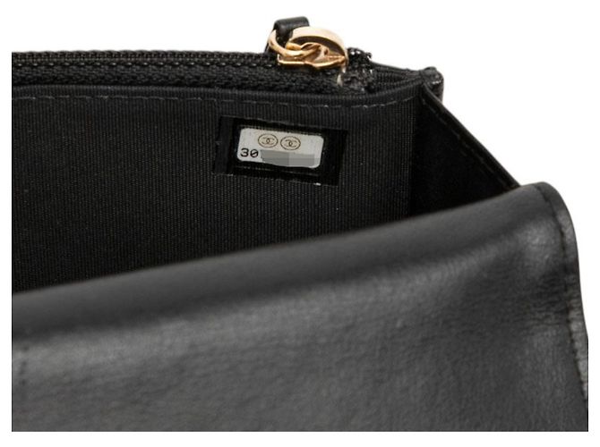 Borsa a tracolla Chanel Coco Mark Matelassé Nero - vista 6