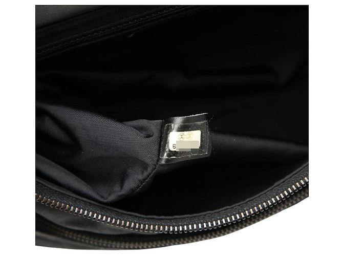 Zaino Chanel New Travel Line Coco Mark Nero - vista 6