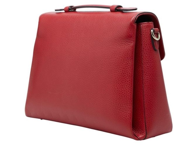 Borsa a mano Gucci Interlocking G Borsa a tracolla con catena Rosso - vista 2