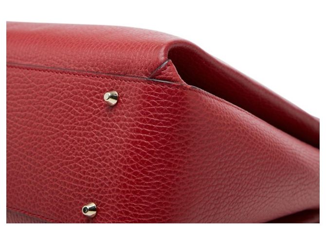Borsa a mano Gucci Interlocking G Borsa a tracolla con catena Rosso - vista 6