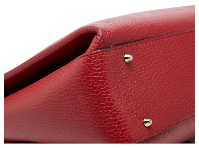 Borsa a mano Gucci Interlocking G Borsa a tracolla con catena Rosso - vista 7