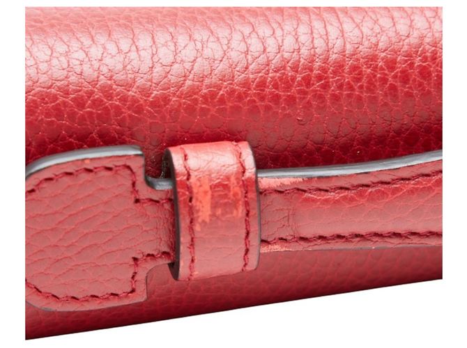 Borsa a mano Gucci Interlocking G Borsa a tracolla con catena Rosso - vista 9
