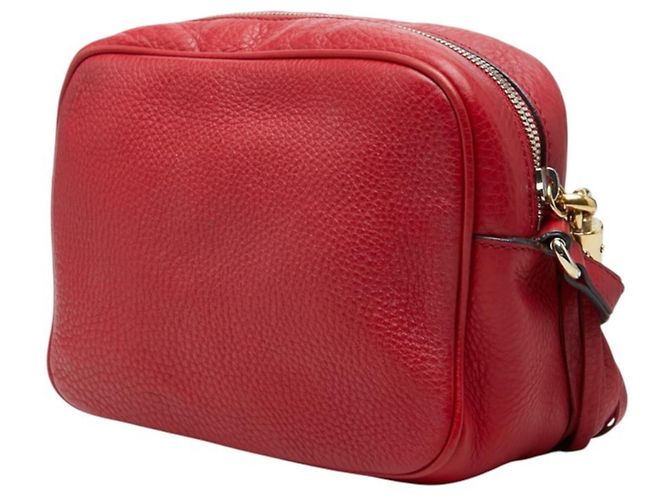 Bolso bandolera Gucci Interlocking G Soho Roja - vista 2