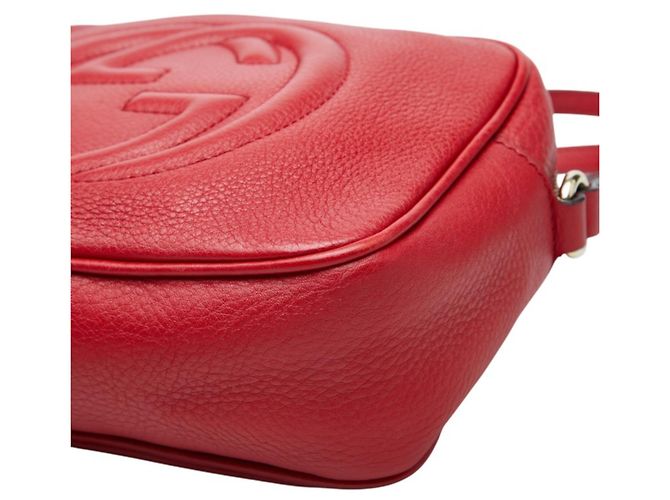 Bolso bandolera Gucci Interlocking G Soho Roja - vista 4