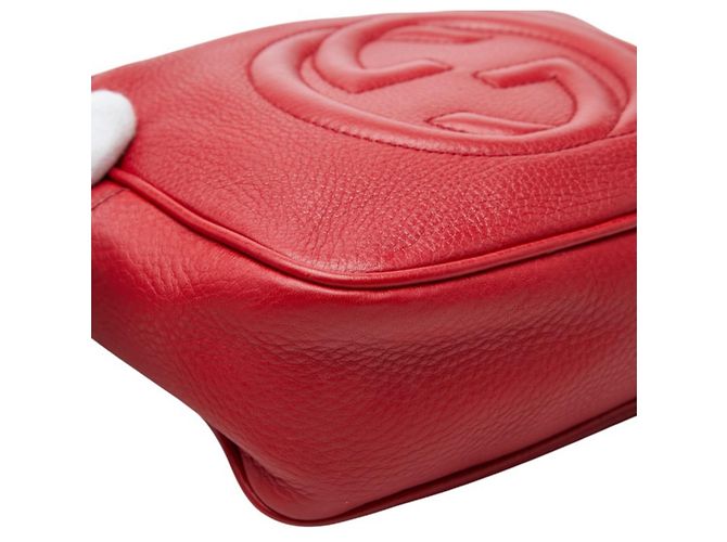 Bolso bandolera Gucci Interlocking G Soho Roja - vista 5