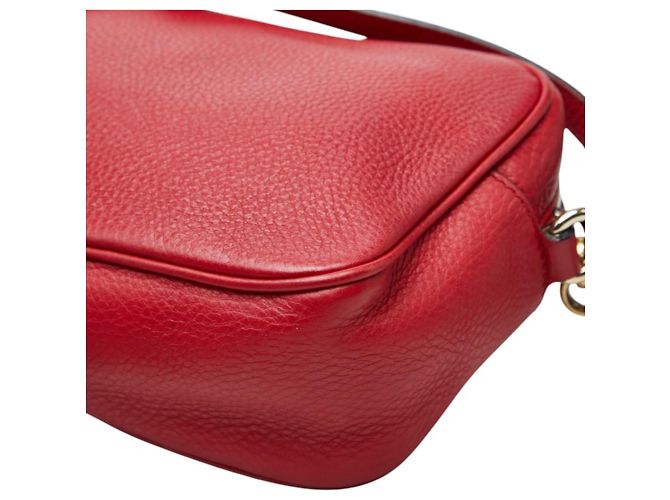 Bolso bandolera Gucci Interlocking G Soho Roja - vista 6