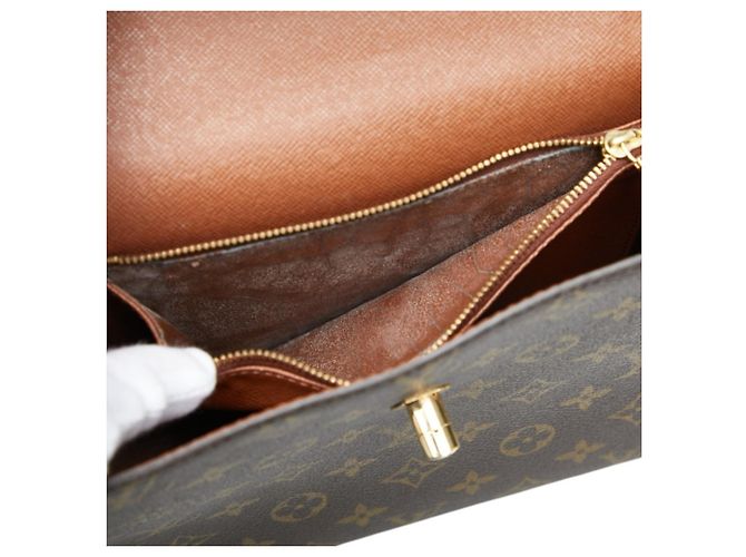 Bolso Louis Vuitton Monogram Malesherbes Castaño - vista 7