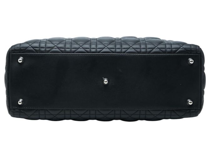 Sac à main Christian Dior Cannage Lady Large Noir - vue 3
