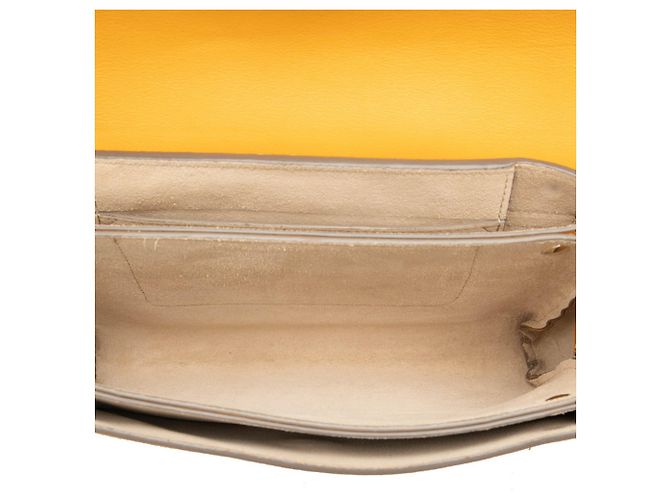 Borsa a tracolla Chloé Faye Giallo - vista 4