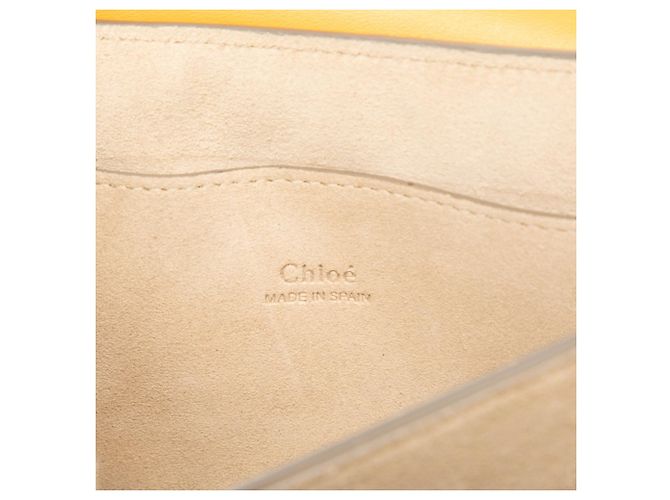Borsa a tracolla Chloé Faye Giallo - vista 5