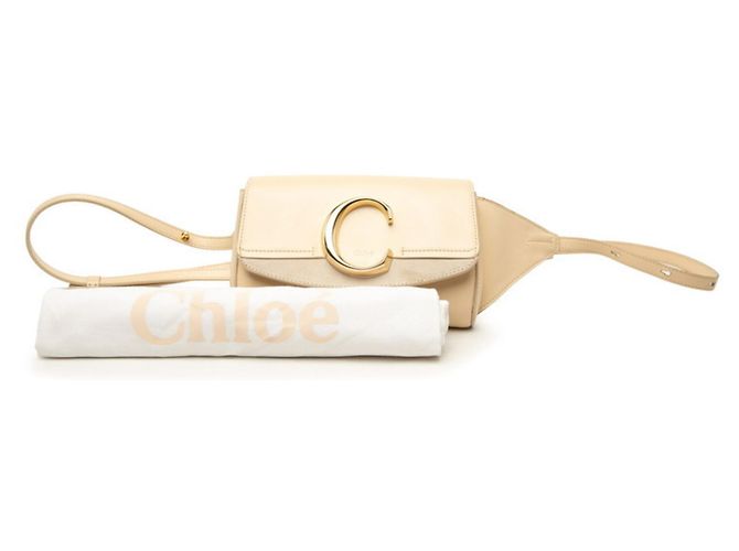 C-Body Bag aus beigem Leder von Chloé - Ansicht 7
