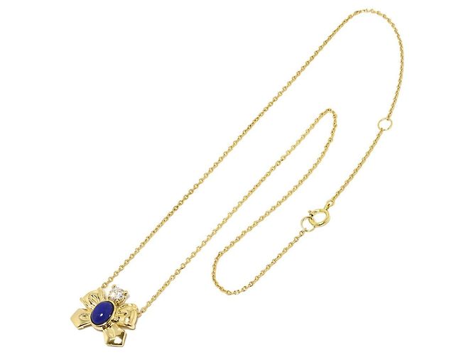 Collana Christian Dior in Lapislazzuli e Diamanti - vista 2