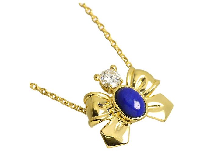 Collana Christian Dior in Lapislazzuli e Diamanti - vista 3