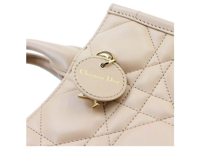 Christian Dior Macro Cannage Book Tote Mini Beige - vista 9