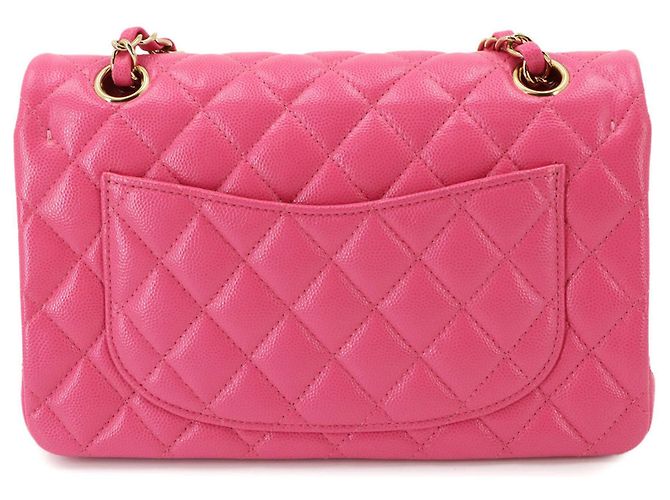 Borsa a tracolla Chanel Matelasse 23 con catena in rosa - vista 3