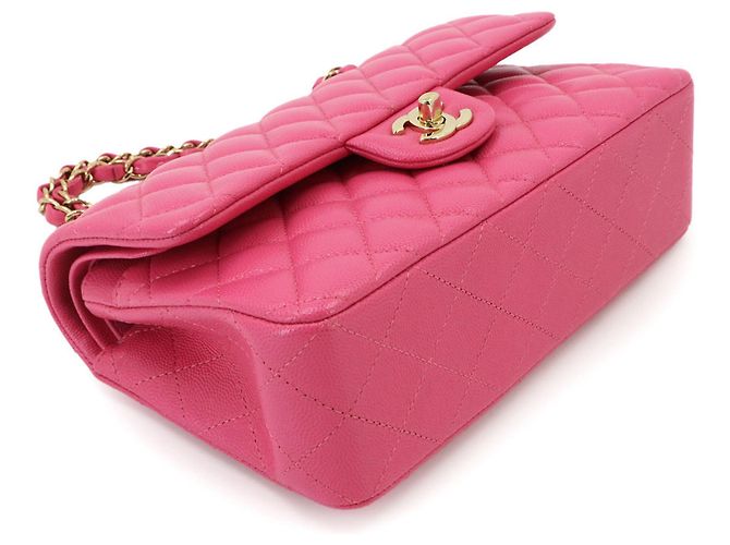 Borsa a tracolla Chanel Matelasse 23 con catena in rosa - vista 5