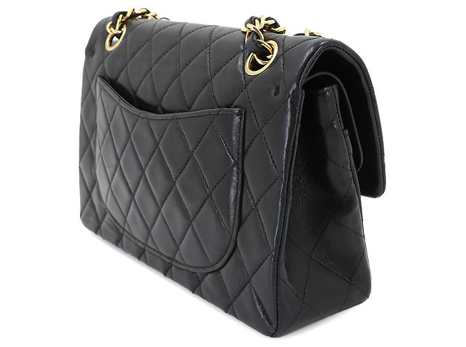 Chanel Matelassé Schultertasche mit Kette Schwarz - Ansicht 4