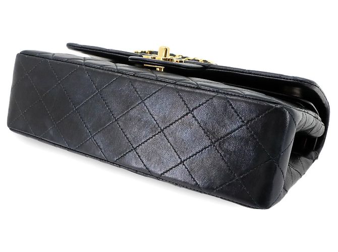Chanel Matelassé Schultertasche mit Kette Schwarz - Ansicht 5