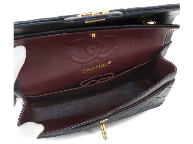 Chanel Matelassé Schultertasche mit Kette Schwarz - Ansicht 7