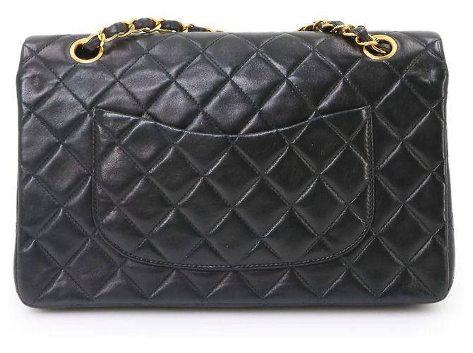 Borsa a tracolla con catena Chanel Matelasse 25 Nero - vista 2