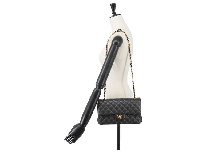 Borsa a spalla Chanel Matelassé con catena Nero - vista 10