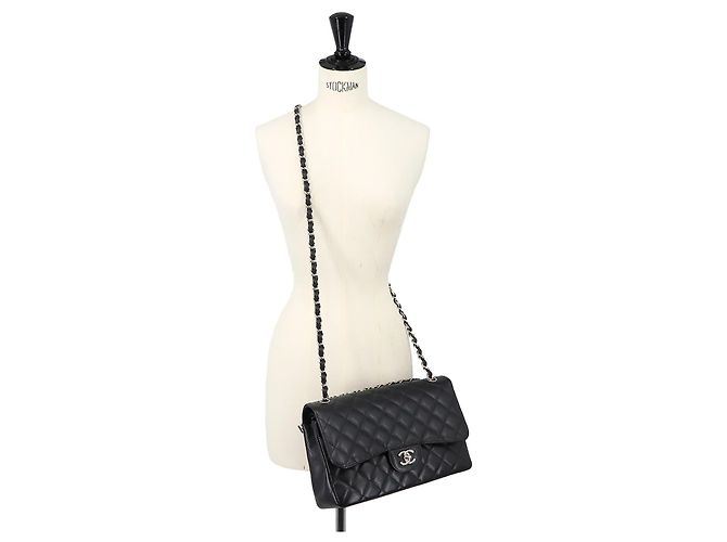Borsa a spalla con catena Matelassé 30 di Chanel Nero - vista 10