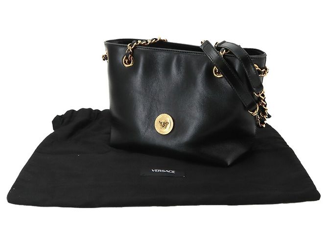 Borsa a tracolla Versace Medusa Small Chain Nero - vista 2