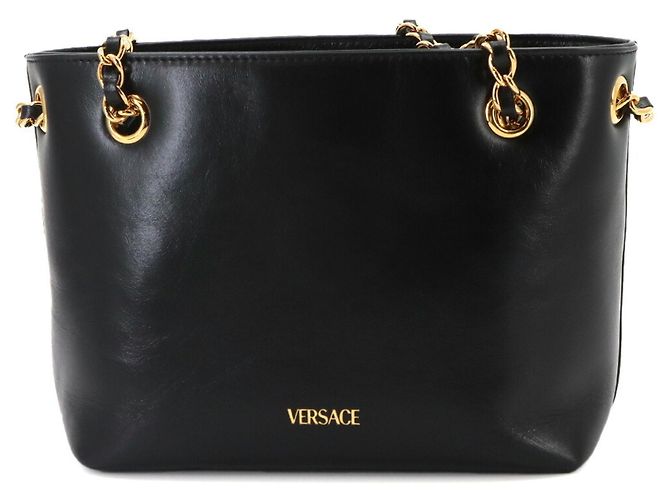 Borsa a tracolla Versace Medusa Small Chain Nero - vista 3