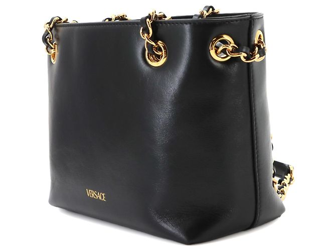 Borsa a tracolla Versace Medusa Small Chain Nero - vista 4