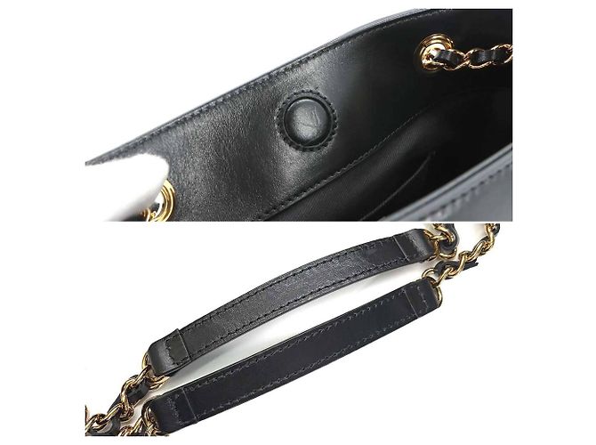 Borsa a spalla piccola con catena Medusa di Versace Nero - vista 9