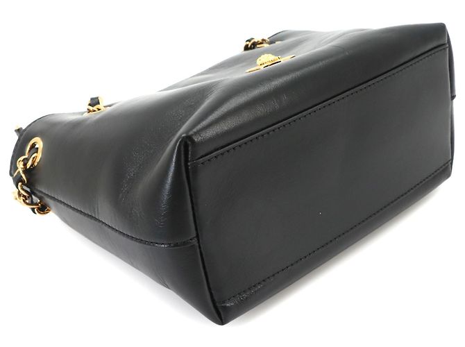 Borsa a spalla Versace Medusa Small Chain Nero - vista 5