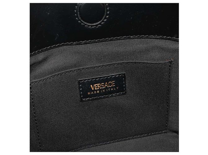 Borsa a spalla Versace Medusa Small Chain Nero - vista 8