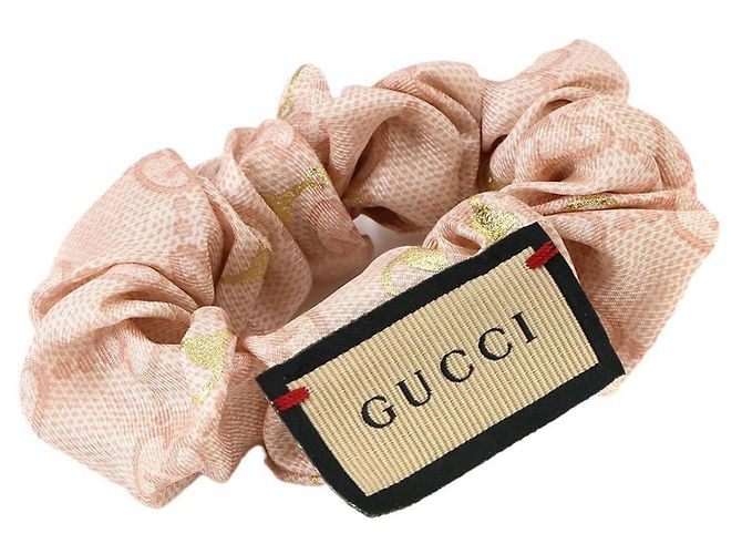 Gucci GG Seiden-Haargummiset Pink - Ansicht 3