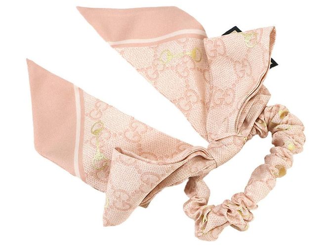 Gucci GG Seiden-Haargummiset Pink - Ansicht 5