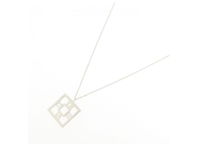 Autre Marque Tiffany & Co. Atlas Square Halskette - Ansicht 2