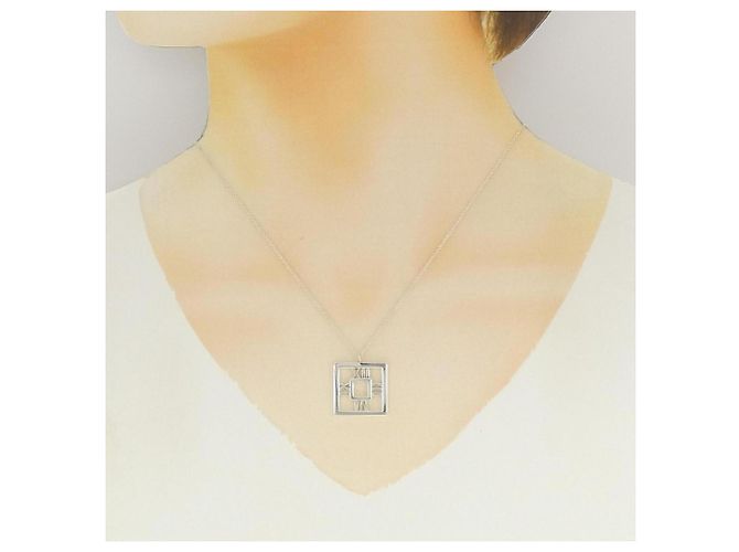 Autre Marque Tiffany & Co. Atlas Square Halskette - Ansicht 6