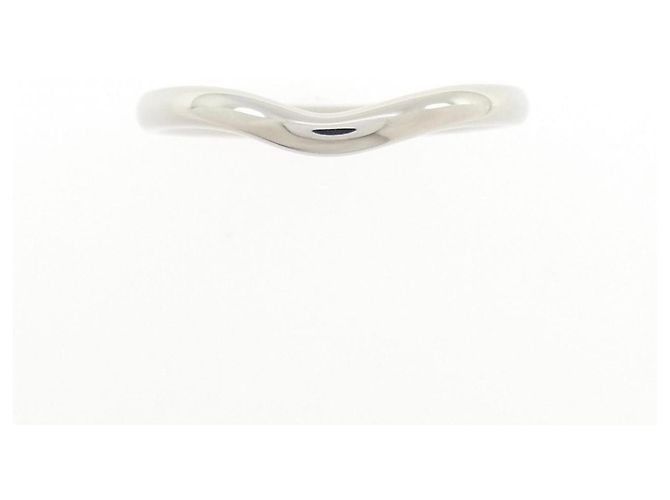 Autre Marque Tiffany Gebogener Ring aus Platin - Ansicht 2