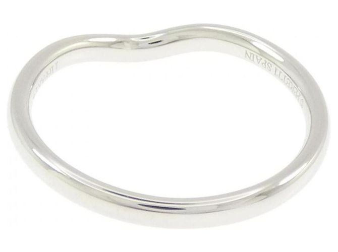 Autre Marque Tiffany Gebogener Ring aus Platin - Ansicht 3