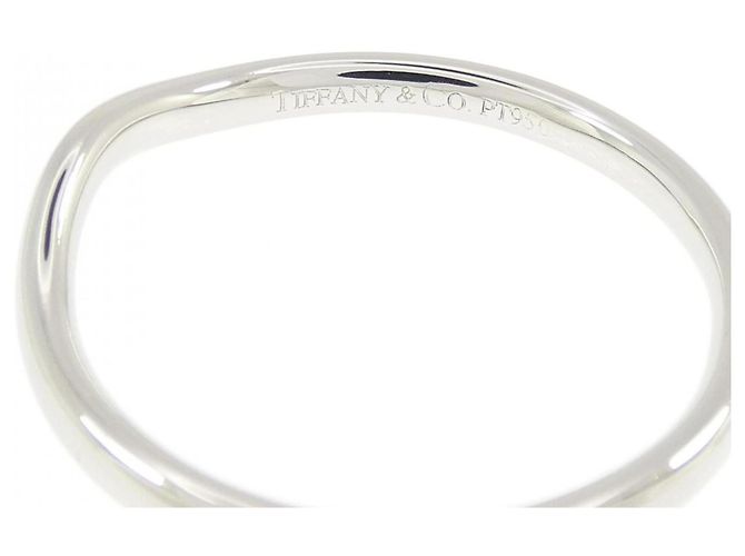 Autre Marque Tiffany Gebogener Ring aus Platin - Ansicht 4