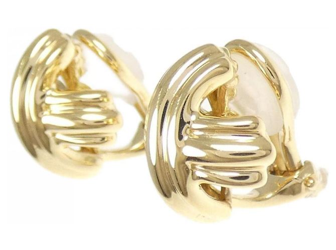 Autre Marque Orecchini a clip Tiffany Signature in oro giallo - vista 2