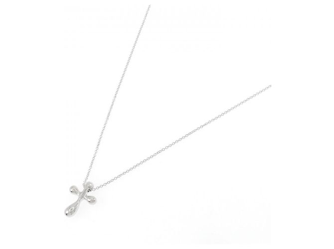 Autre Marque Tiffany Small Cross Halskette - Ansicht 2