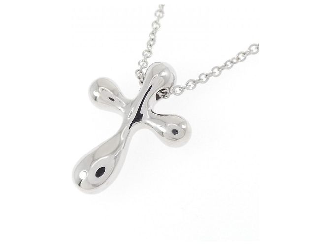 Autre Marque Tiffany Small Cross Halskette - Ansicht 3