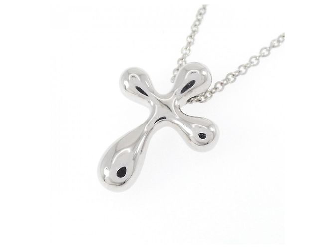 Autre Marque Tiffany Small Cross Halskette - Ansicht 4