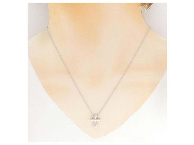 Autre Marque Tiffany Small Cross Halskette - Ansicht 6