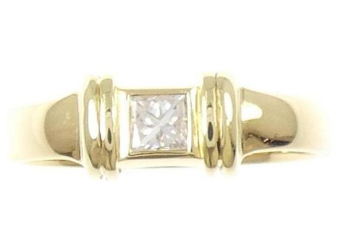 Autre Marque Anello fede Tiffany in oro giallo 18K - vista 2