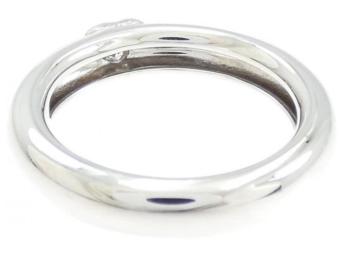 Autre Marque Anello fede Tiffany in oro bianco 18K - vista 3