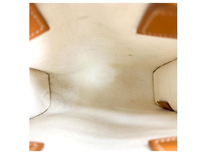 Céline Celine Vertical Cabas Canvas with Leather Small Beige - view 5
